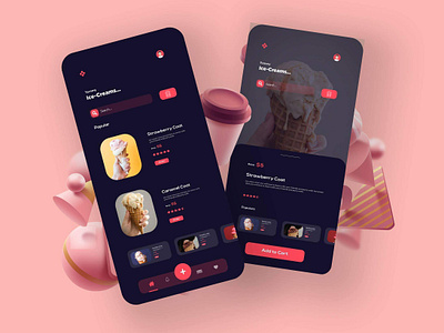 App UI Design for Creamo app branding design graphic design illustration landingpage landingpage ui logo ui ui design ux
