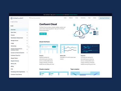 New Confluent Documentation Site branding confluent confluentdesignteam design flat design graphic design illustration typography ui ux vector