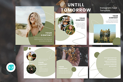Instagram Feed - Untill Tomorrow branding design fashion brand graphicdesign instagram instagram post instagram story instagram template