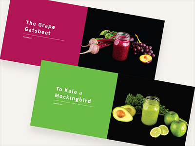 Pantone Smoothie Book book book design book layout book layout design fruit fruits pantone recipe book recipes smoothie smoothies vegetable vegetables