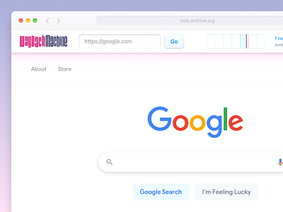 Wayback Machine & Google Search Redesign