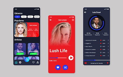 App Music adobe adobe xd design designer logo ui uidesign uiux ux