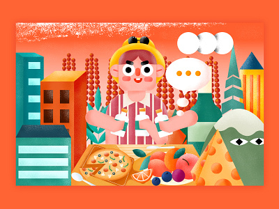 江小白包装插画2 branding design illustration 原创 平面