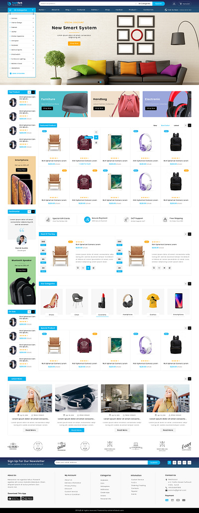 Multistore layout