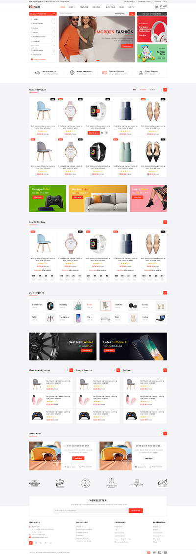 ecommerce layout