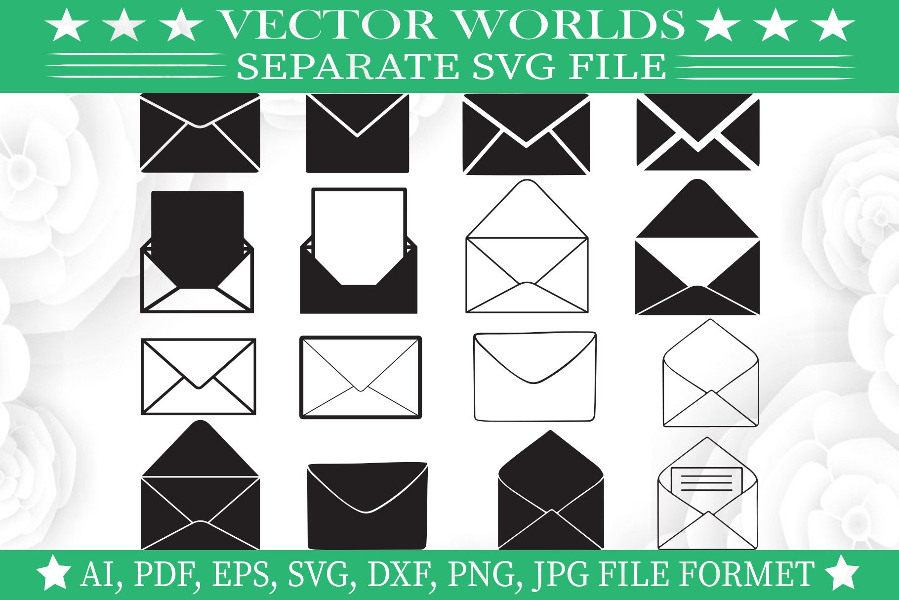 Envelope Svg, Mail, Letter Svg by SetaraAsma on Dribbble