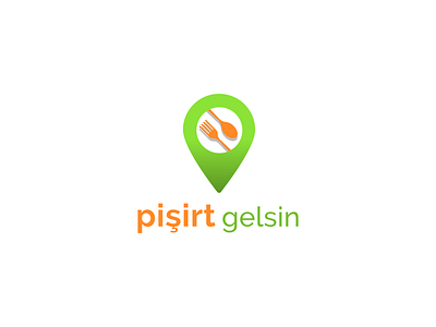 Logo for the online food company app branding design illustration logo vector