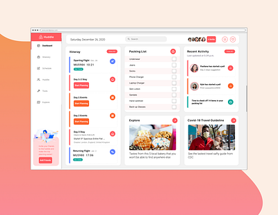 Airbnb Huddle Desktop dashboard dashboard ui design task manager ui web design