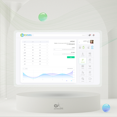 EvAra.life Staff Dashboard UI/UX. dashboad dashboard design evara hossein mahmoodi house home خانه iran tehran shiraz pwa real estate ui user interface ux تهران شیراز اصفهان داشبورد رابط کاربری رهن و اجاره خانه rent
