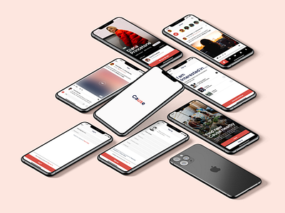 Cause App app branding design ui ux