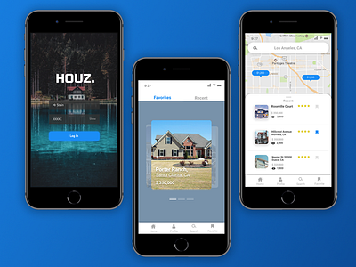 Real Estate App Concept adobe app design graphics mobile ui ui app uidesign ux web