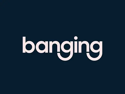 Banging icon lettering letters logo logodesign logotype sign