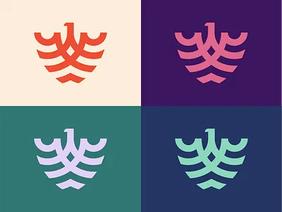 Eagle Logo Color Exploration branding color design eagle eagle logo exploration icon illustration logo vector