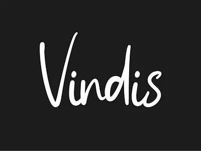Vindis Group Logo brand brand identity branding handdrawntype logo design logo design concept logo designer cambridge logo designer huntingdon logo designer peterborough script logo vindis group vindis logo