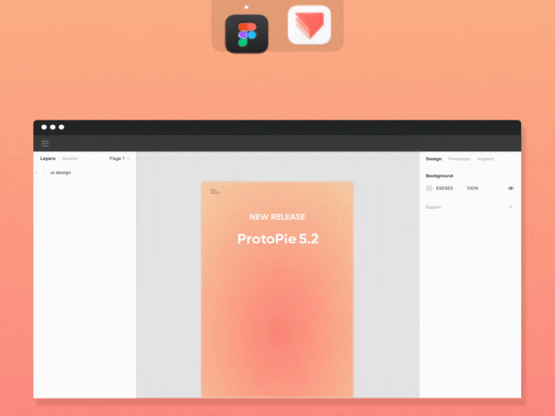 ProtoPie 5.2: Plugin for Figma interactiondesign nocode productdesign protopie prototyping