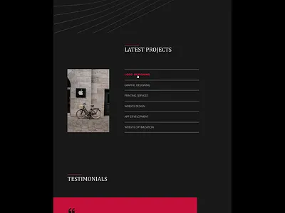 Design Agency (Farooq Graphics) - Landing Page branding interaction design minimal typography ui ui ux ui ux design ui web ux web