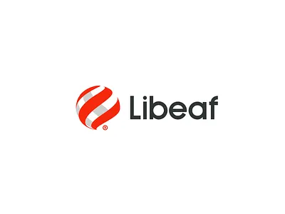 LIBEAF GLOBAL Identity design illustration logo
