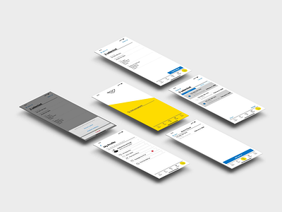 Redesigning the navigation of the Austrian Post mobile app app design mobile design userinterface uxui vector