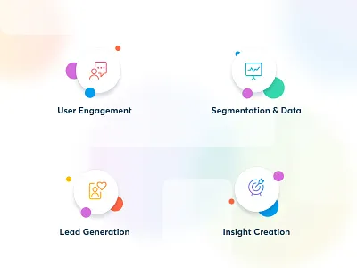 Poltio — Landing Page & Identity branding colourful design icon iconography illustration logo ux vector web design