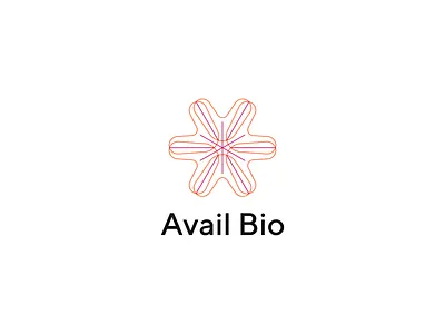 Avail Bio - logotype art direction brand design branding design graphic design linear logo typography