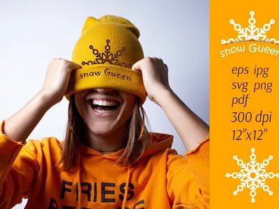 Christmas snowflake. Text Snow Queen creative design illustration арт вектор графика домашний декор знак иллюстрация логотип постер символ