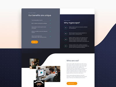 Ingescape by Ingenuity design interface ui ux webdesign website