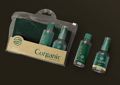 Corganic brand branding c core design icon logo mark natural organic organic food packaging stationary
