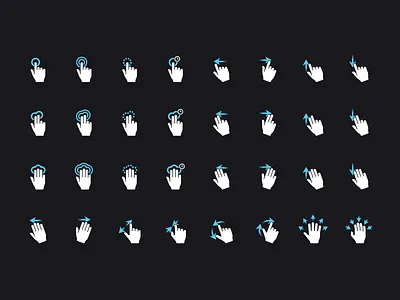 Touch Gesture Icons gesture icon icons touch