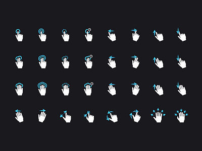 Touch Gesture Icons gesture icon icons touch