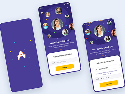 Aanklan App android design app branding class cliffex education examination illustration ios app design preparation test uidesign uiux uxdesign vector