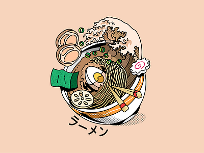 Powerful Ramen! art graphicdesign illustration voodoofugu