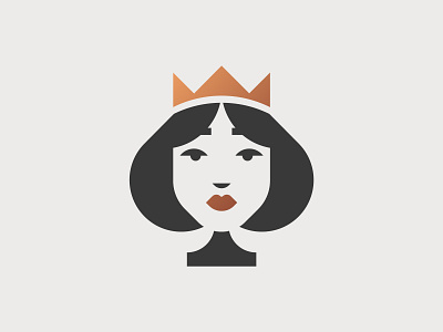 Queen of Spades cards design graphic illustration illustrator logo minimal playing card poker queen queen of spades vector