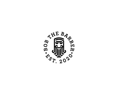 Daily Logo Challenge: Day 13 - Bob The Barber, barbershop