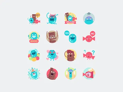 More Candies candies candy character emoji