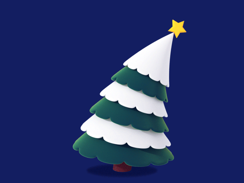 Tree c4d design octane