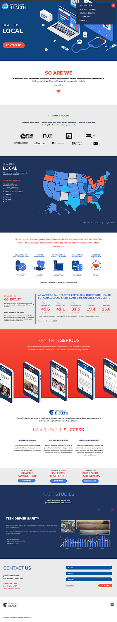 Advance360Health.com design illustration ui ux webdesign website