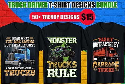 Truck driver T-Shirt Design bundle castom cat classic clothes cosmos dog drive hunting hunting t shirt hunting vector love truck tshirt tshirt art tshirt designer tshirt graphics tshirt mockup tshirtdesign type typography