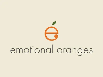 Emotional Oranges brand brand identity branding clean fruit green identity identity design logo logo design luxury minimal minimalistic modern orange
