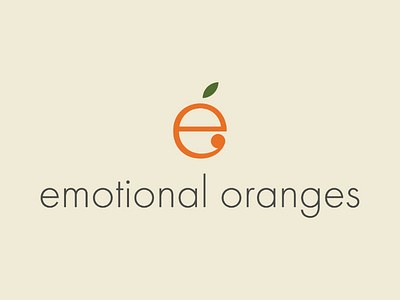 Emotional Oranges brand brand identity branding clean fruit green identity identity design logo logo design luxury minimal minimalistic modern orange