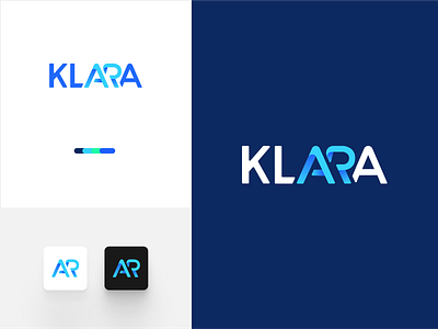 Klara | Brand Identity ar logo augmented reality augmented reality logo brand brand identity branding branding design clean corporate identity design identity identity branding identity design identitydesign logo logo design minimal visual design visual identity