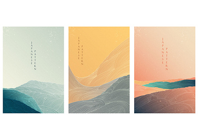 Japanese background with line wave pattern vector. Abstract temp abstract asian background banner chinese gradient illustration japanese line modern oriental pattern template vector wave