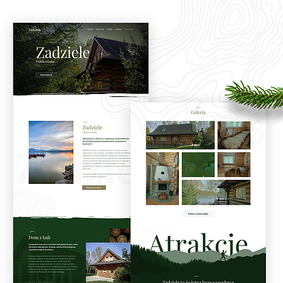 Zadziele - Website design design holiday minimalist ui ux web webdesign website zadziele