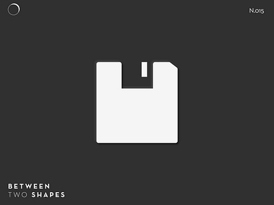 [015] app black branding dailyui design disk diskette logo master minimal old scratch vintage vintage logo