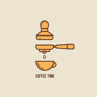 Coffee Time Icons icon illustration illustrator logos outline icons outline illustration ui ux vector web