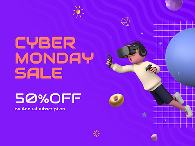 Cyber Monday 2020 3d 50 cyber deals discount monday offer sale subscription vr