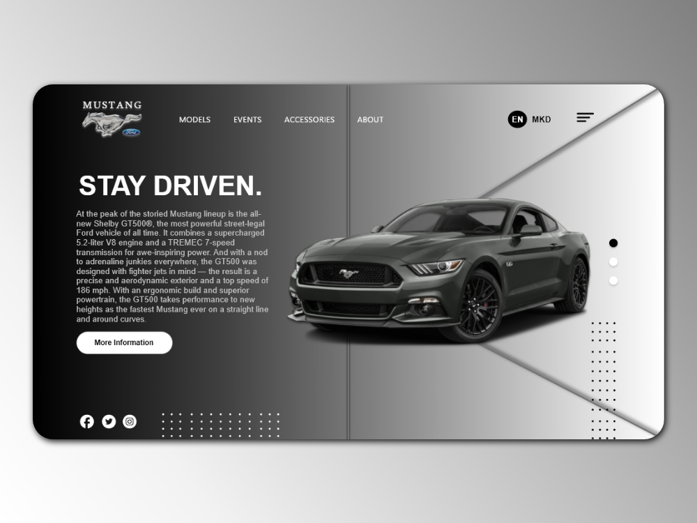 UI/UX Land page Design