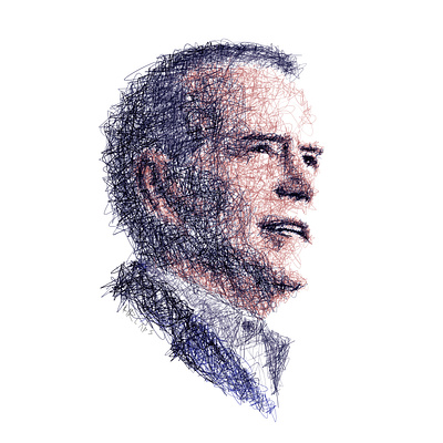 Joe Biden digital painting fineart illustration portrait portrait art portrait illustration portrait painting scribble scribble art scribbles