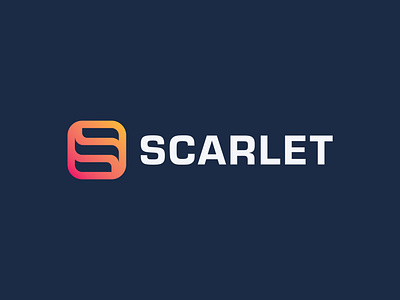 Scarlet - Logo Design abstract brand brand identity branding design letter s logo logo designer negative space scarlet visual effect