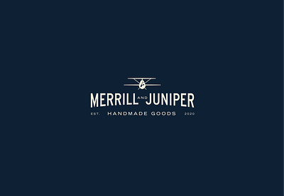 A Secondary Mark for Merrill & Juniper branding graphic design illustration illustrator logo typography