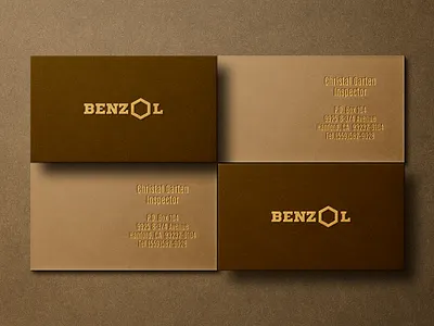 GOLD FOIL LETTERPRESS brand identity branding brown texture brown texture business card design foil stamp gold foil letterpress logo luxury design minimal old paper professional